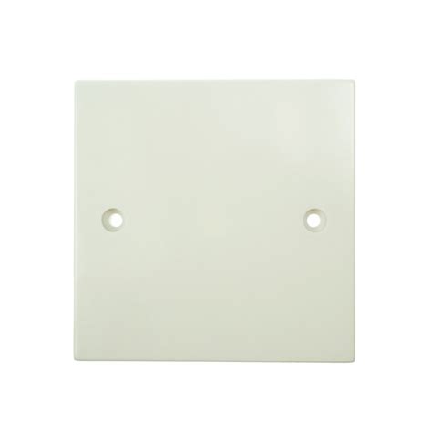 electrical box blanks|electric blanking plate single white.